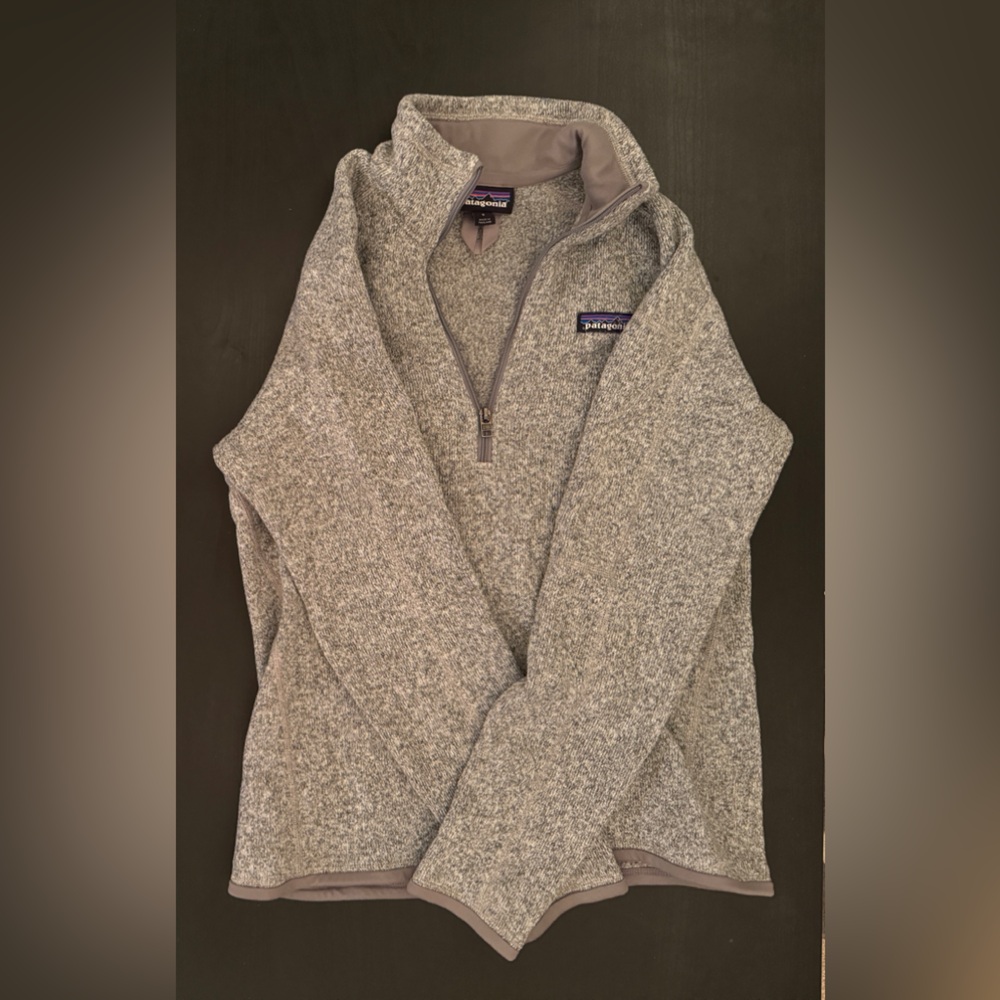 🩶NWOT Patagonia Grey Better Sweater 1/4-Zip Jacket🩶 - Size Small